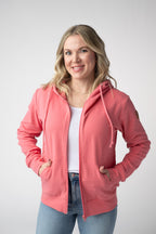 IN STOCK Fullzip Hoodie - Sunkissed Coral