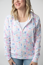 IN STOCK Fullzip Hoodie - Petal Gardens