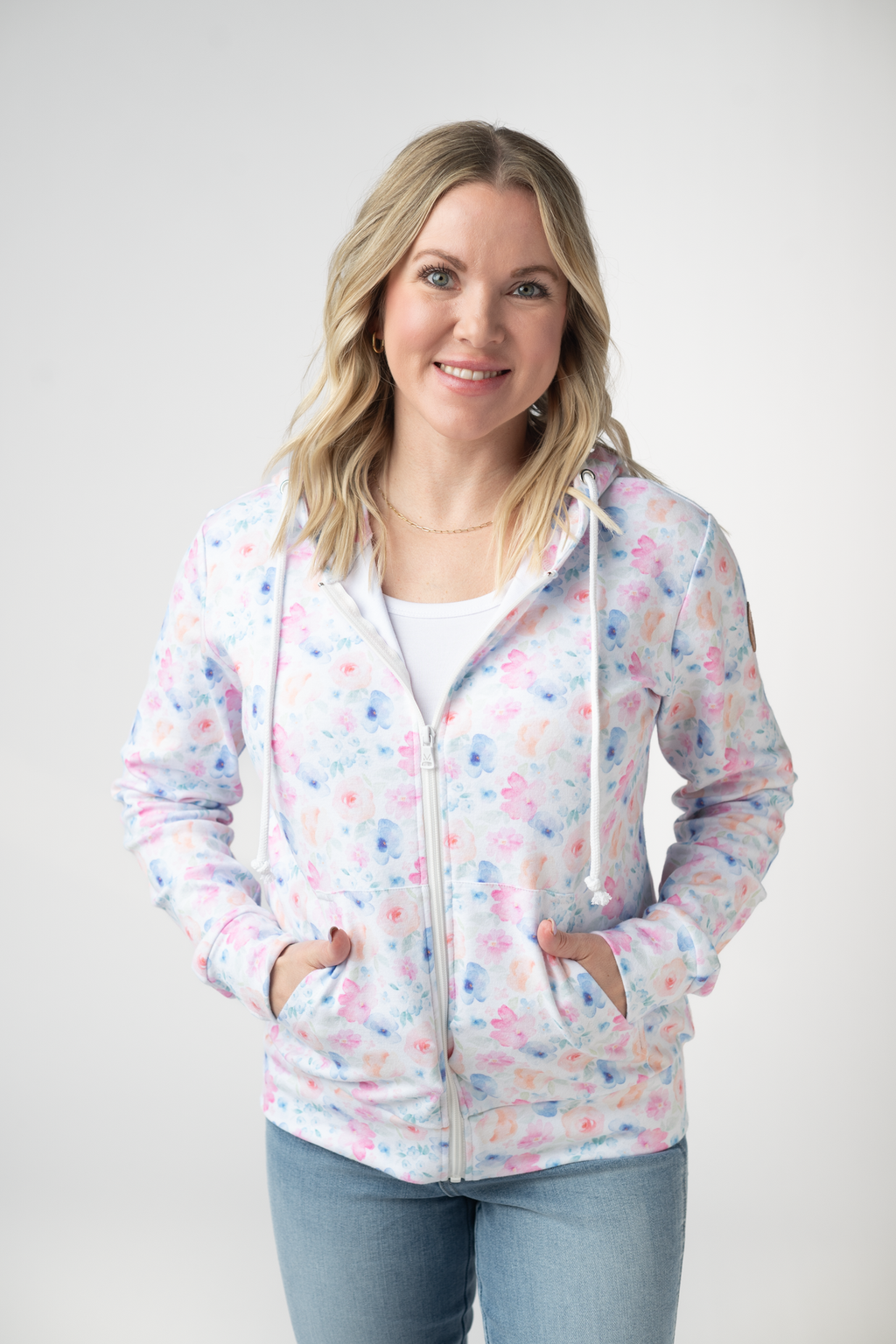 IN STOCK Fullzip Hoodie - Petal Gardens