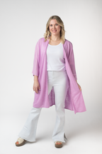 IN STOCK Ellie Cover-Up Kimono - Lilac