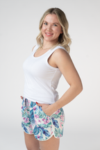 IN STOCK Nova Summer Shorts - Tropical Leaf