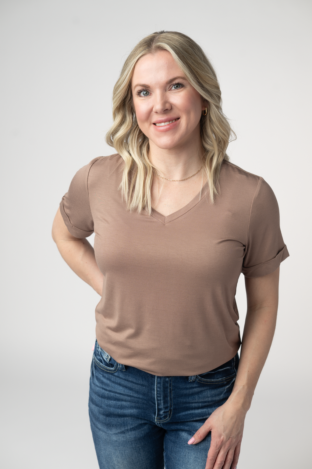IN STOCK Sophie Top - Mocha