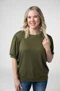 IN STOCK Katie Cozy Top - Olive