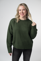 IN STOCK Gianna Pullover Sweater - Olive