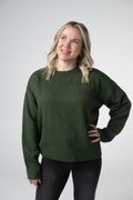 IN STOCK Gianna Pullover Sweater - Olive