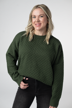 IN STOCK Gianna Pullover Sweater - Olive