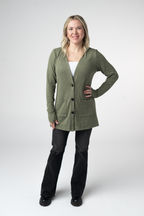 IN STOCK Cori Cardigan - Heathered Olive
