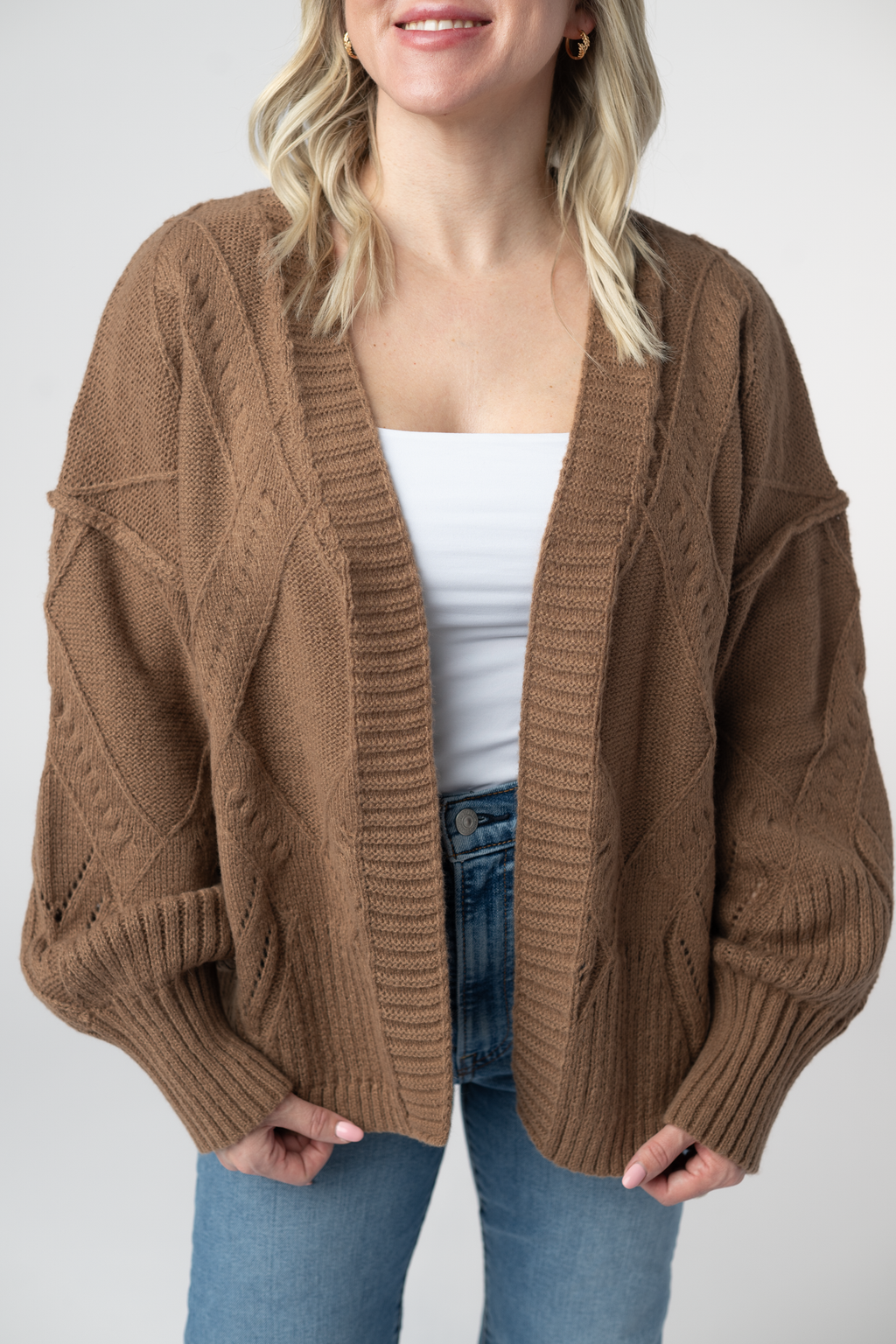 IN STOCK Willow Cardigan - Mocha