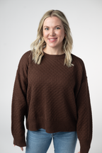 IN STOCK Gianna Pullover Sweater - Brown