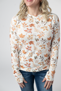 IN STOCK Blair Long Sleeve Top - Harvest Leaves