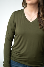 IN STOCK Larissa Long Sleeve - Dark Olive