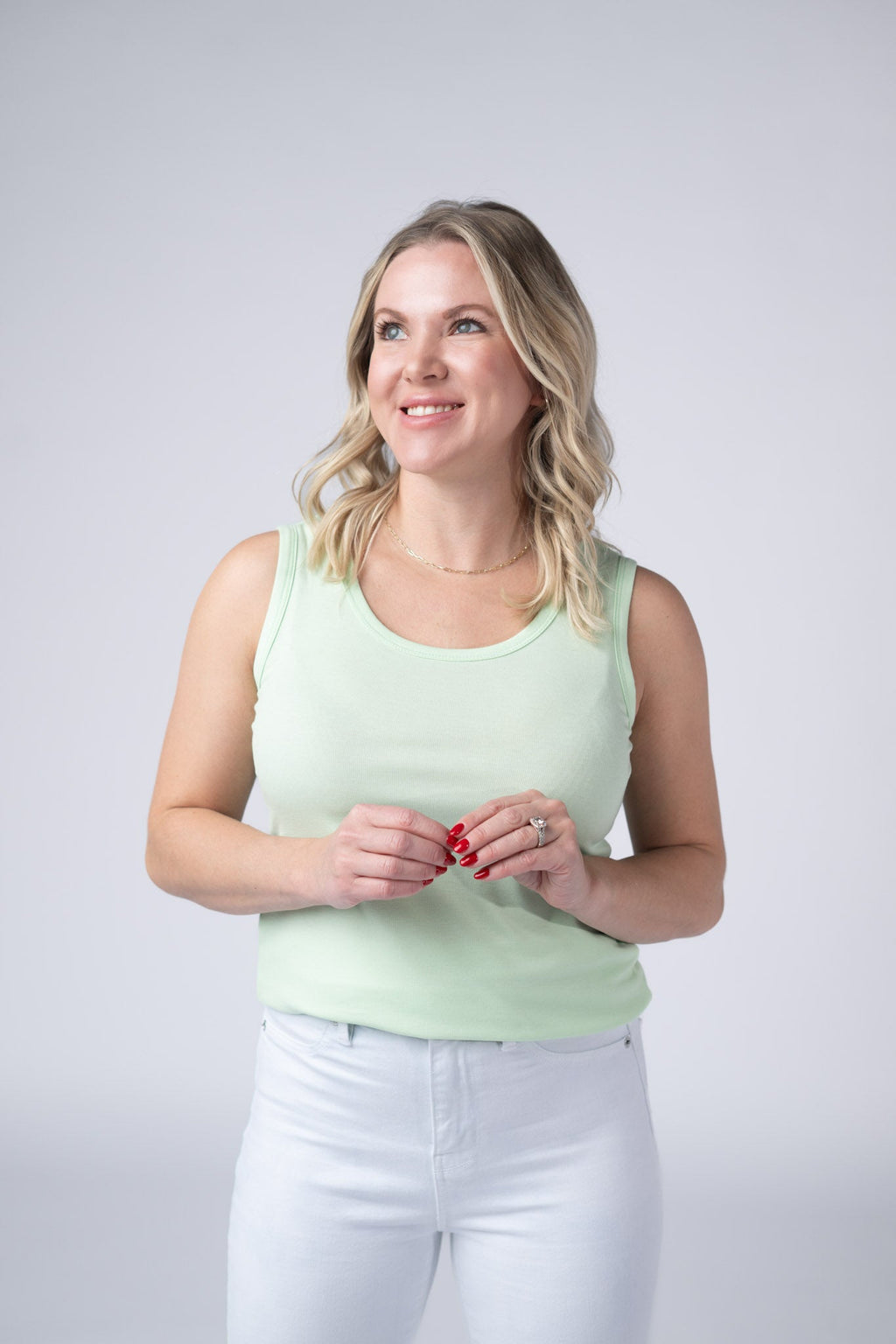 IN STOCK Ava Tank - Lime FINAL SALE