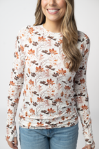 IN STOCK Blair Long Sleeve Top - Fall Foliage