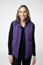 IN STOCK Remy Zip Up Vest - Purple