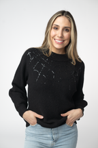 IN STOCK Sequin Webs Sweater