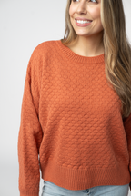 IN STOCK Gianna Pullover Sweater - Pumpkin