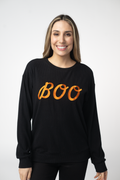IN STOCK Corrine Embroidered Pullover Top - BOO
