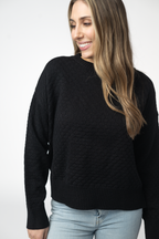 IN STOCK Gianna Pullover Sweater - Black