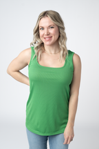 IN STOCK Rachel Ribbed Tank - Kelly Green FINAL SALE