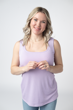 IN STOCK Rachel Ribbed Tank -  Lavender FINAL SALE