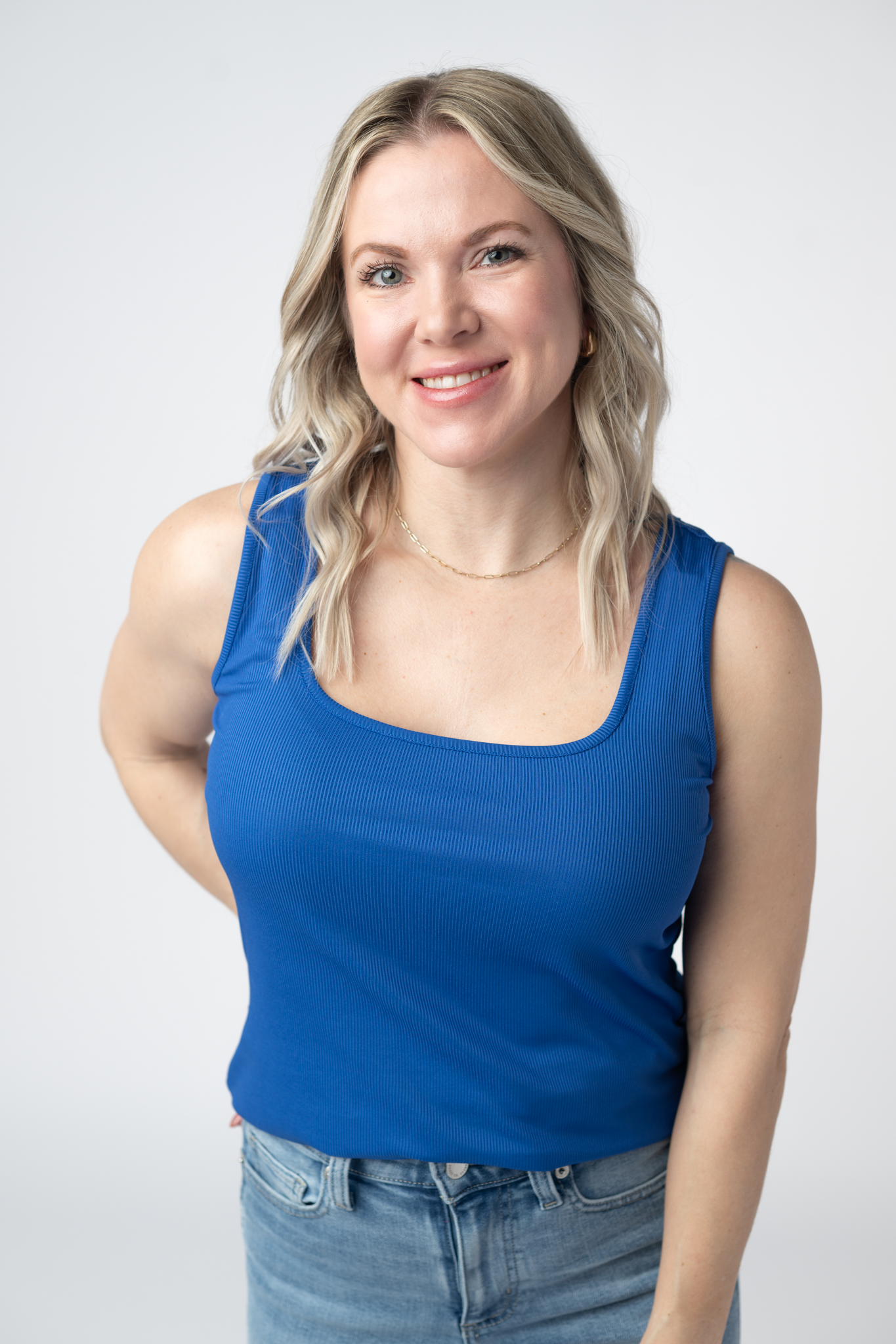 IN STOCK Rachel Ribbed Tank - Royal Blue FINAL SALE