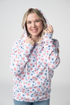 IN STOCK Hailey Pullover Hoodie - American Stars and Stripes FINAL SALE