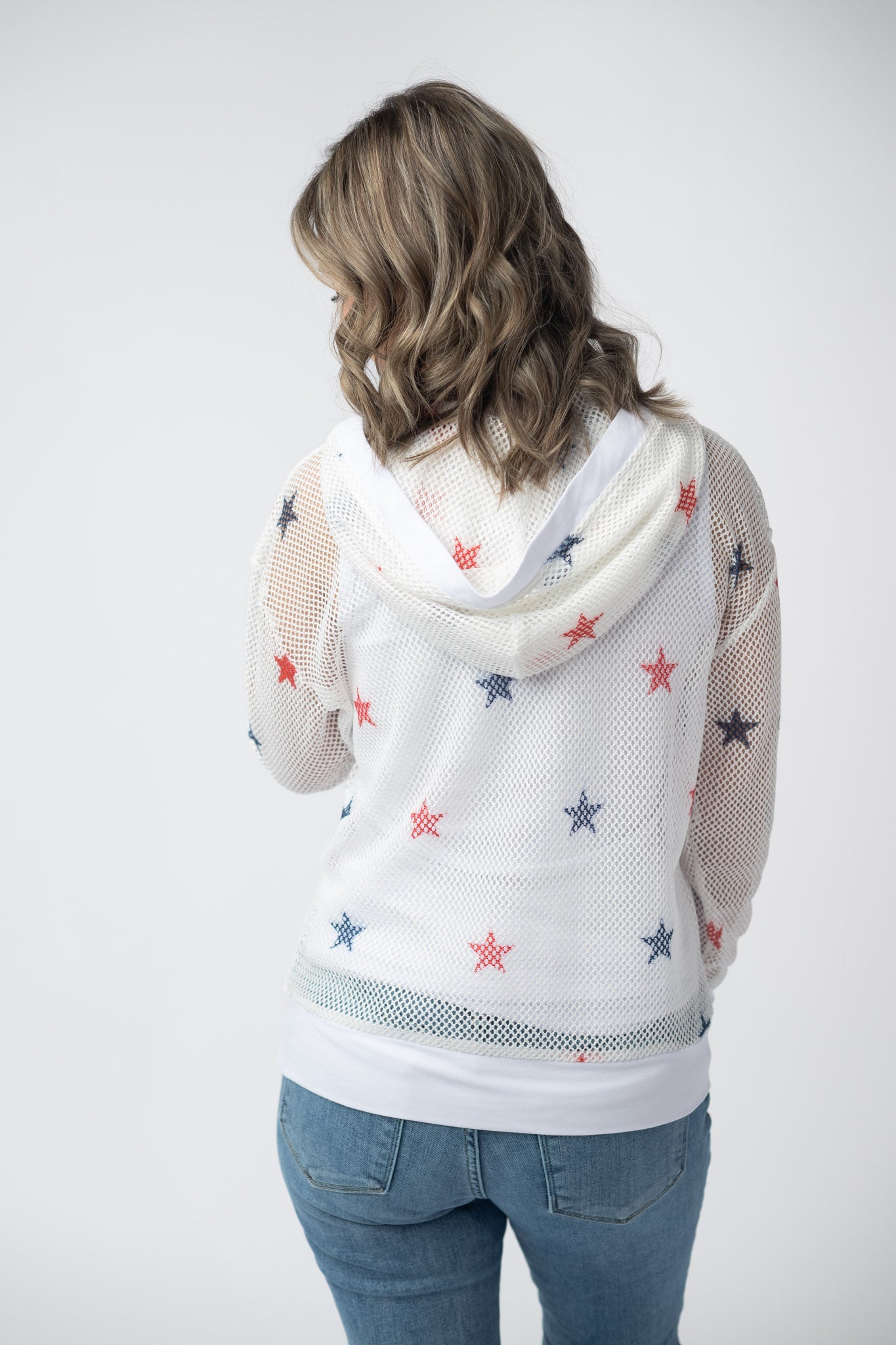 IN STOCK American Stars Mesh Hoodie FINAL SALE