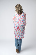 IN STOCK Patriotic Cherries Kimono FINAL SALE