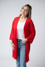 IN STOCK Ellie Cover-Up Kimono - Red FINAL SALE