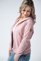 IN STOCK Fullzip Hoodie - Dusty Pink