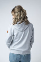IN STOCK Fullzip Hoodie - Light Grey FINAL SALE