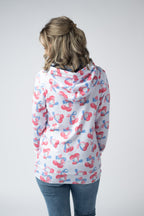 IN STOCK Hailey Pullover Hoodie - Patriotic Cherries FINAL SALE