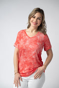 IN STOCK Sophie Top - Red Tie Dye FINAL SALE