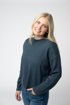 IN STOCK Gianna Pullover Sweater - Teal