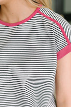 Emotionally Attached Trim Detail Tee