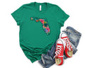 Wholesale Florida Floral Graphic Tee - White