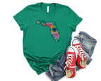 Wholesale Florida Floral Graphic Tee - White