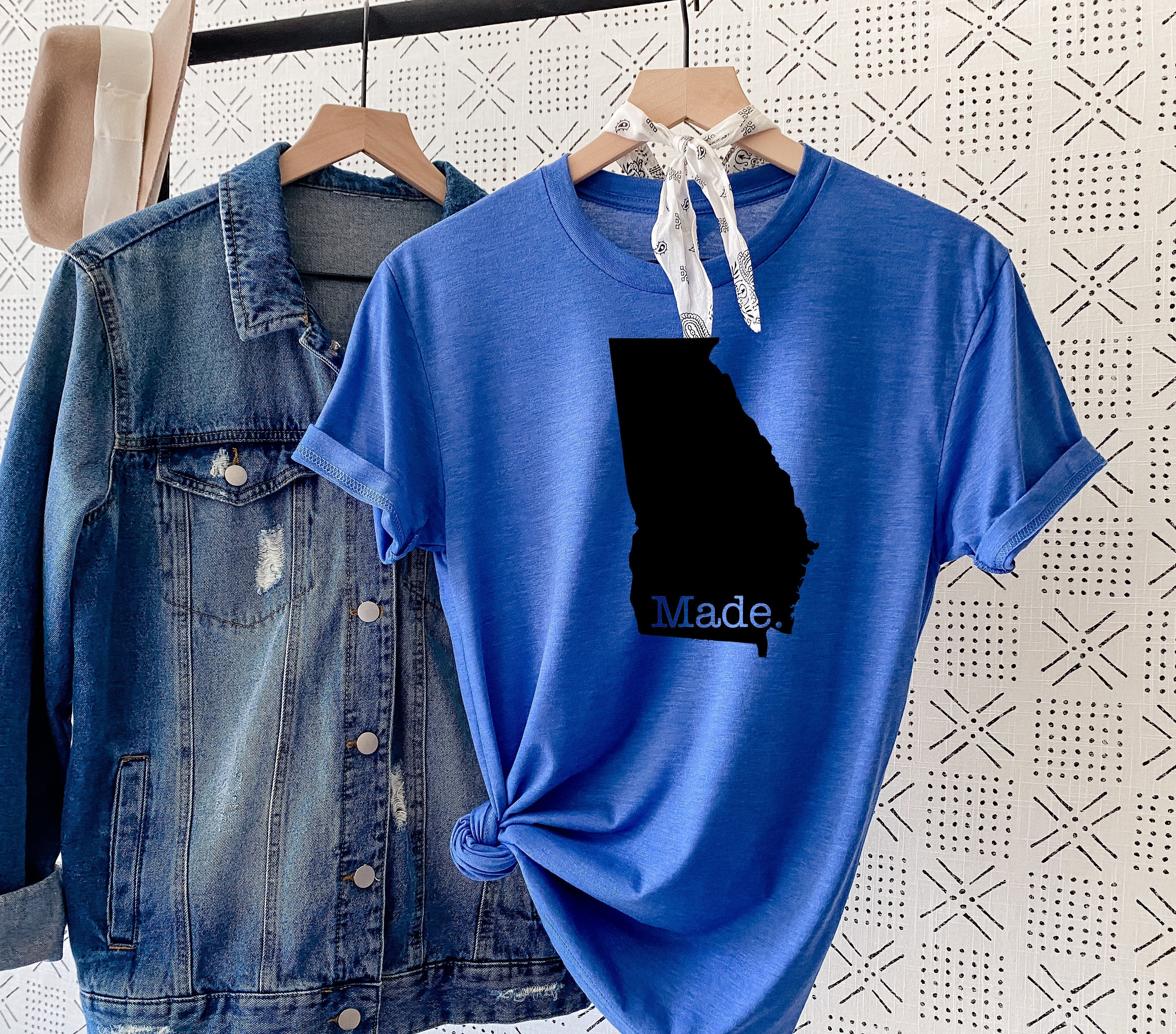 Wholesale Georgia Made Graphic Tee - White