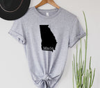 Wholesale Georgia Made Graphic Tee - Heather Grey