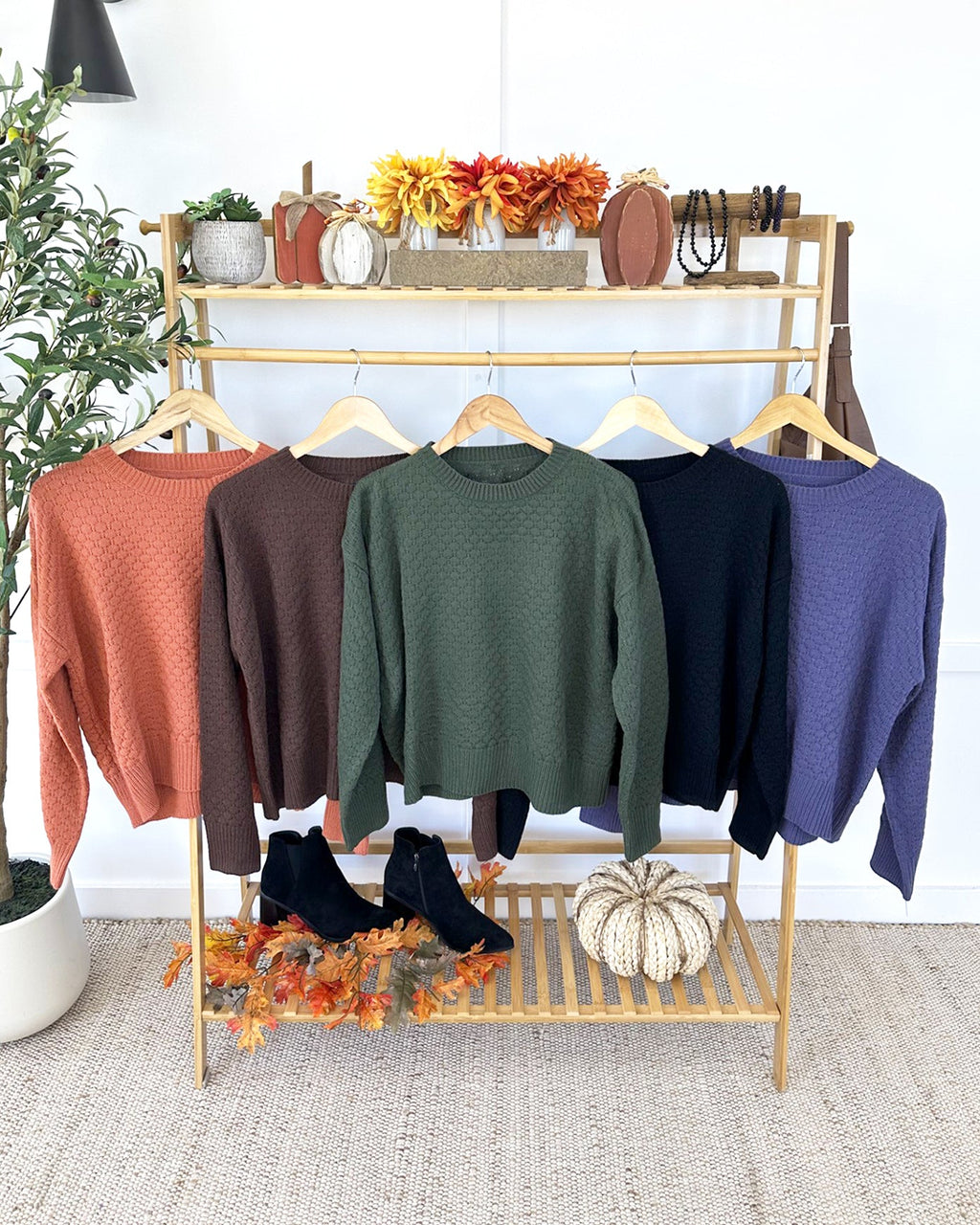IN STOCK Gianna Pullover Sweater - Black
