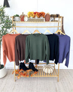 IN STOCK Gianna Pullover Sweater - Olive