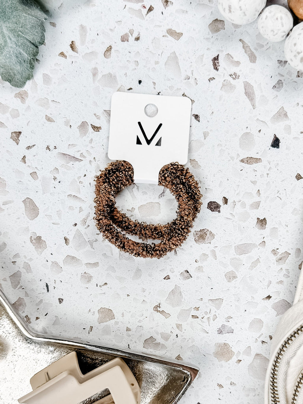 IN STOCK Fuzzy Duo Hair Tie Set FINAL SALE