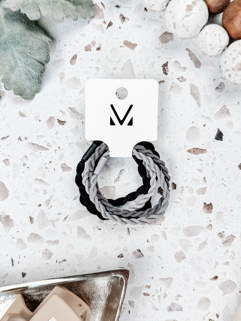 IN STOCK Black and Grey Hair Tie Sets FINAL SALE