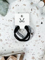 IN STOCK Black and Grey Hair Tie Sets FINAL SALE