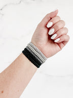 IN STOCK Black and Grey Hair Tie Sets FINAL SALE