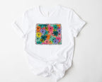 Wholesale Wyoming Floral Graphic Tee - Mint