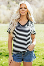 Stevie Delicate Trim Casual Tee