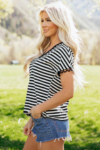 Stevie Delicate Trim Casual Tee