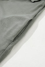 Asha High Neck Cross Seam T-shirt Dress