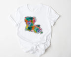 Wholesale Louisiana Floral Graphic Tee - Mint